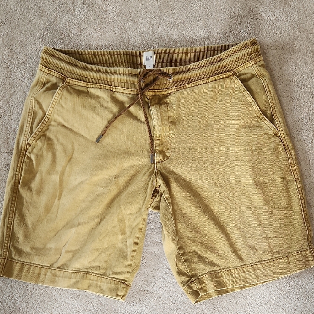 GAP Men's Tan Flat Front Shorts